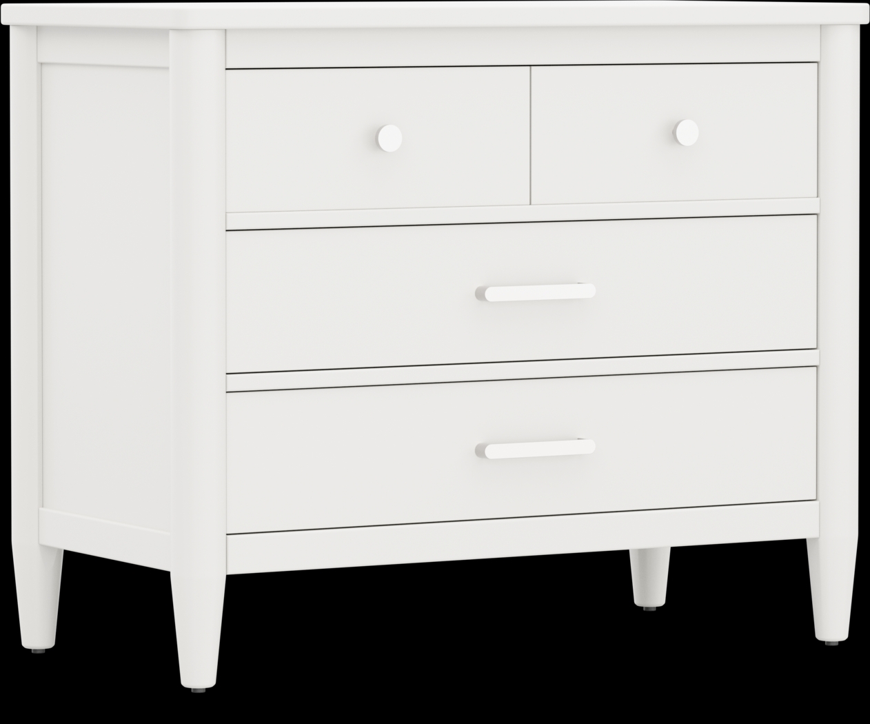 Kids Modern Colors White Loft Chest - Thumbnail - Image 2