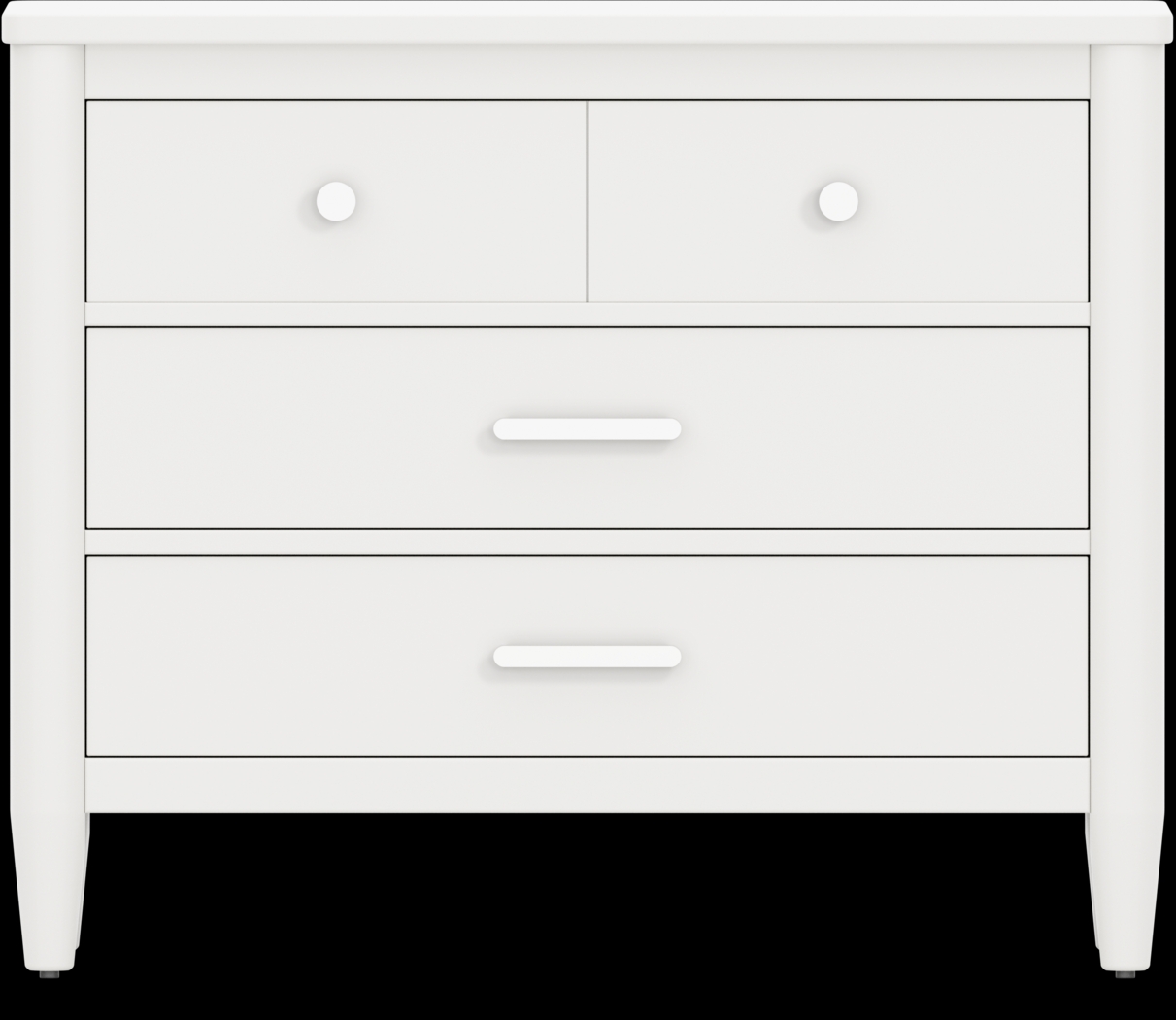 Kids Modern Colors White Loft Chest - Thumbnail - Image 1