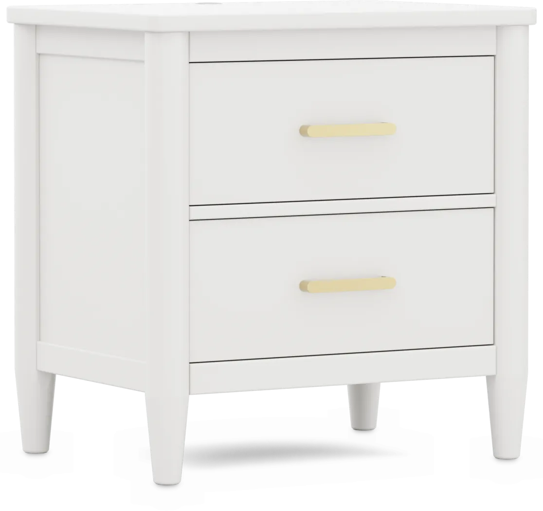 Kids Modern Colors White Nightstand - Thumbnail - Image 4