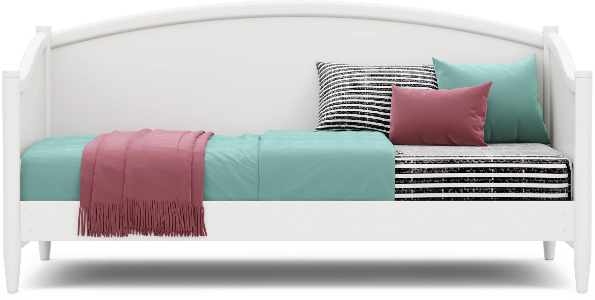 Kids Modern Colors White Twin Daybed - Thumbnail - Image 2
