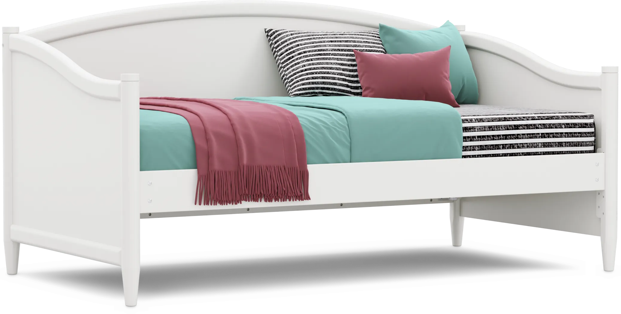 Kids Modern Colors White Twin Daybed - Thumbnail - Image 3