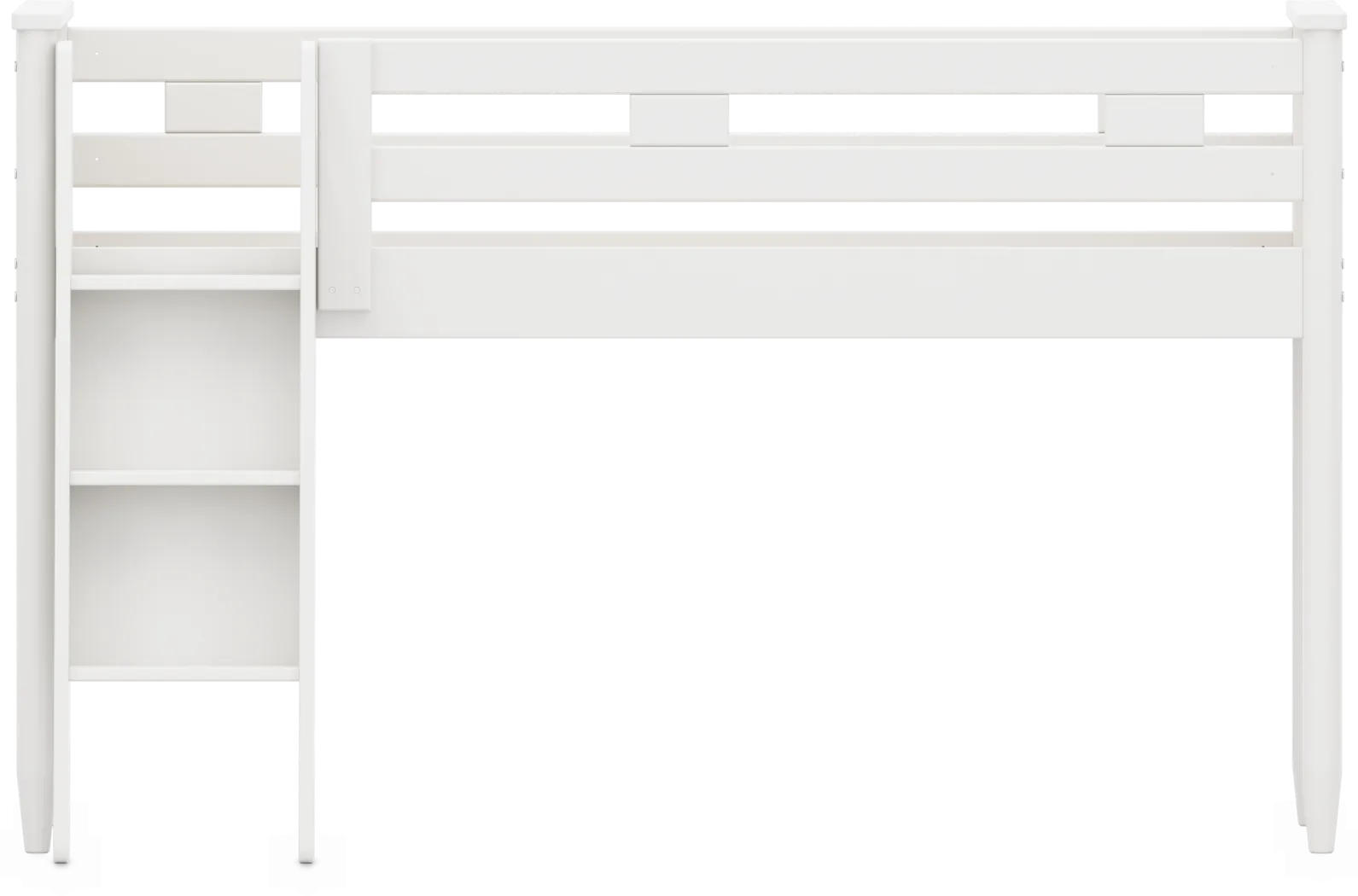 Kids Modern Colors White Twin Loft - Image 5