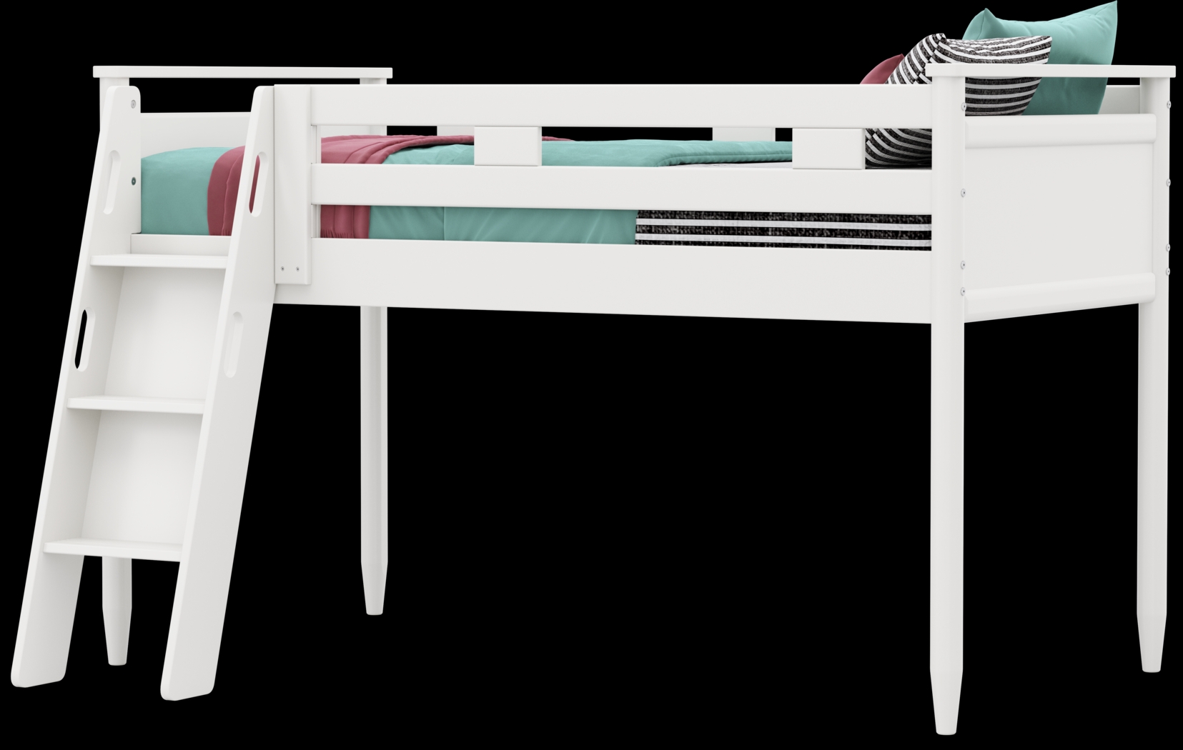 Kids Modern Colors White Twin Loft - Thumbnail - Image 3