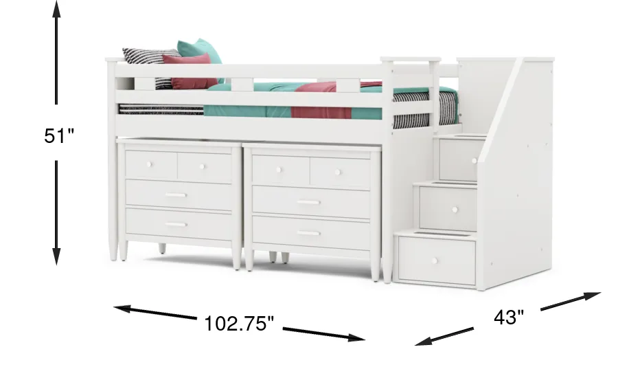 Dimension Image. Please refer to the Dimension Tab on this page for dimension details.