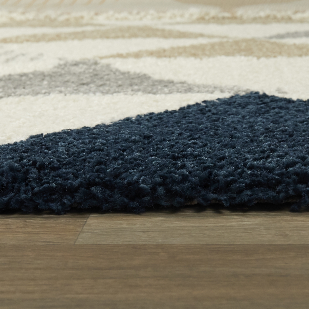 Kids Modern Triangles Gray 7'10 x 10' Rug - Thumbnail - Image 5