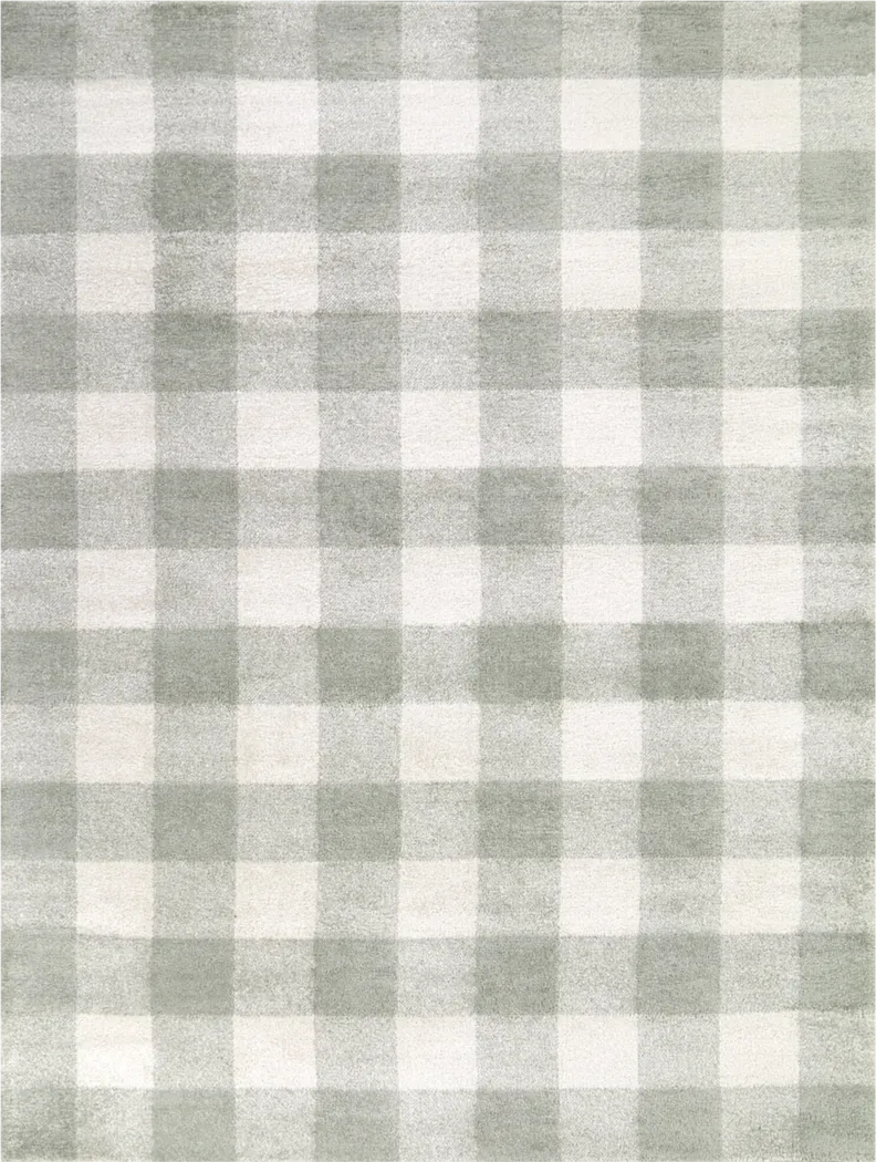 Kids Modern Woodlands Sage 5'3 x 7' Rug - Thumbnail - Image 1