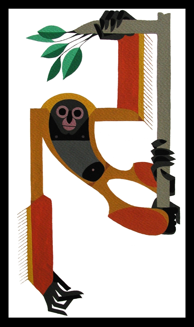 Kids Monkey Around Artwork - Thumbnail - Image 1