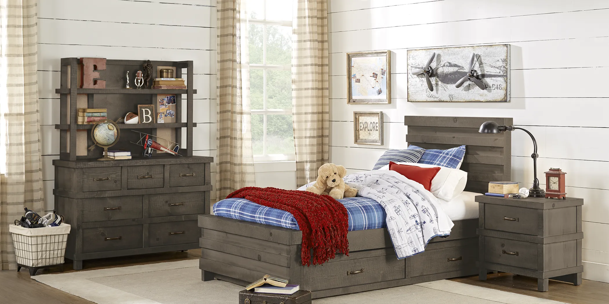 Kids Montana Espresso Dresser & Hutch - Thumbnail - Image 3