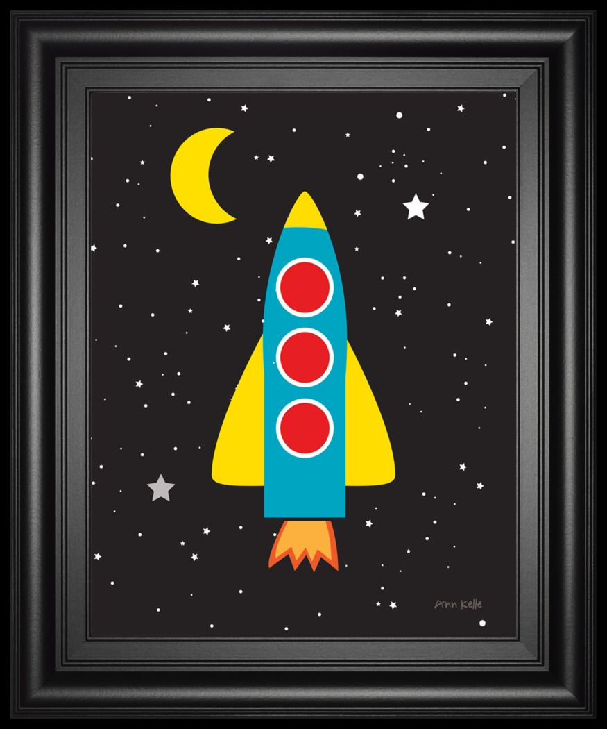 Kids Moon Mission Black Artwork - Thumbnail - Image 1