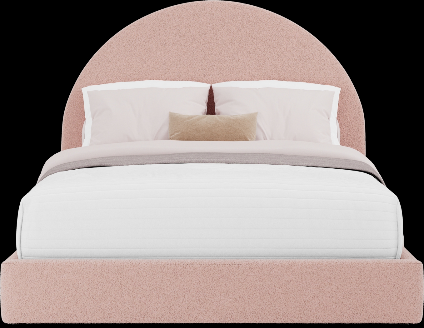 Kids Moonstone Pink Full Upholstered Bed - Thumbnail - Image 4