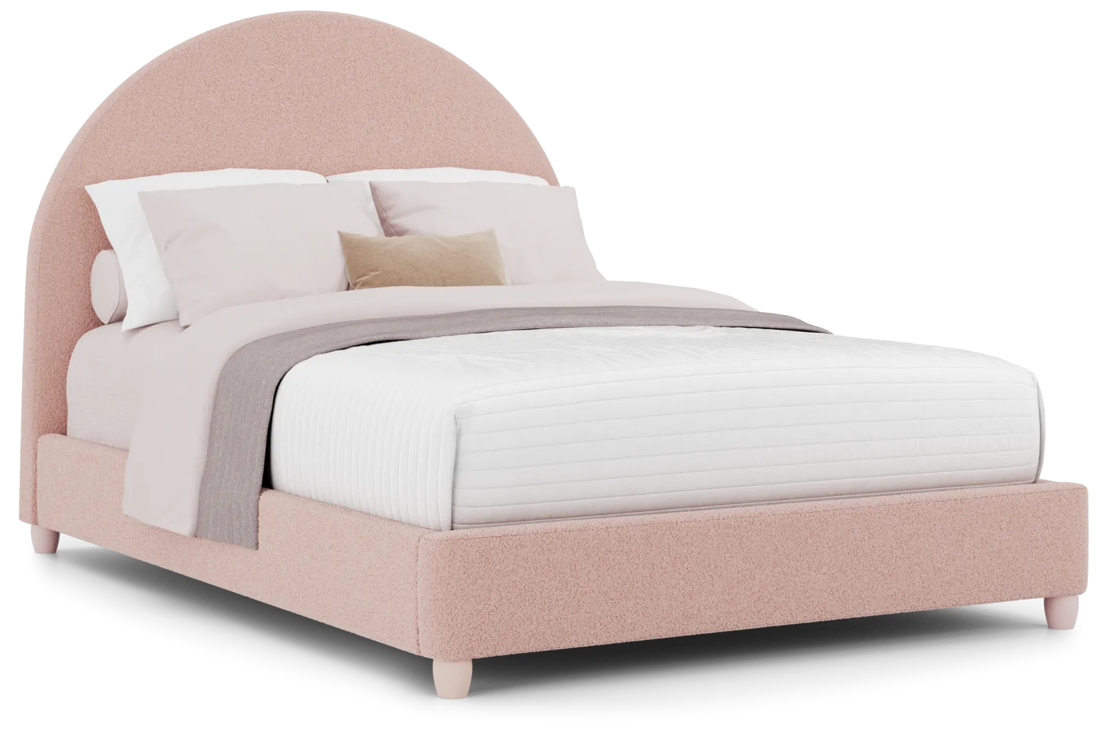 pink full bed