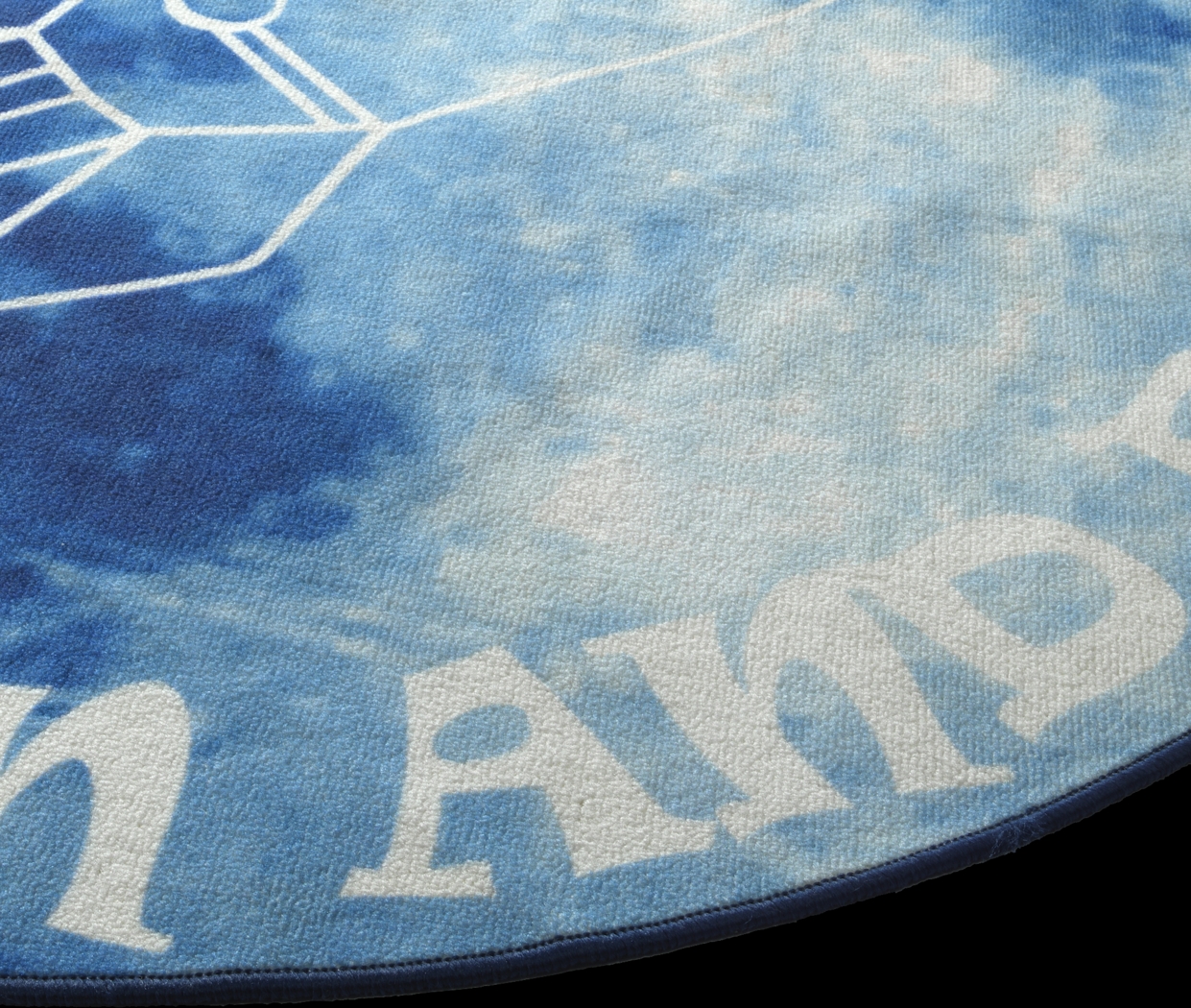 Kids Moonstruck Explorer Blue 5' Round Rug - Thumbnail - Image 3