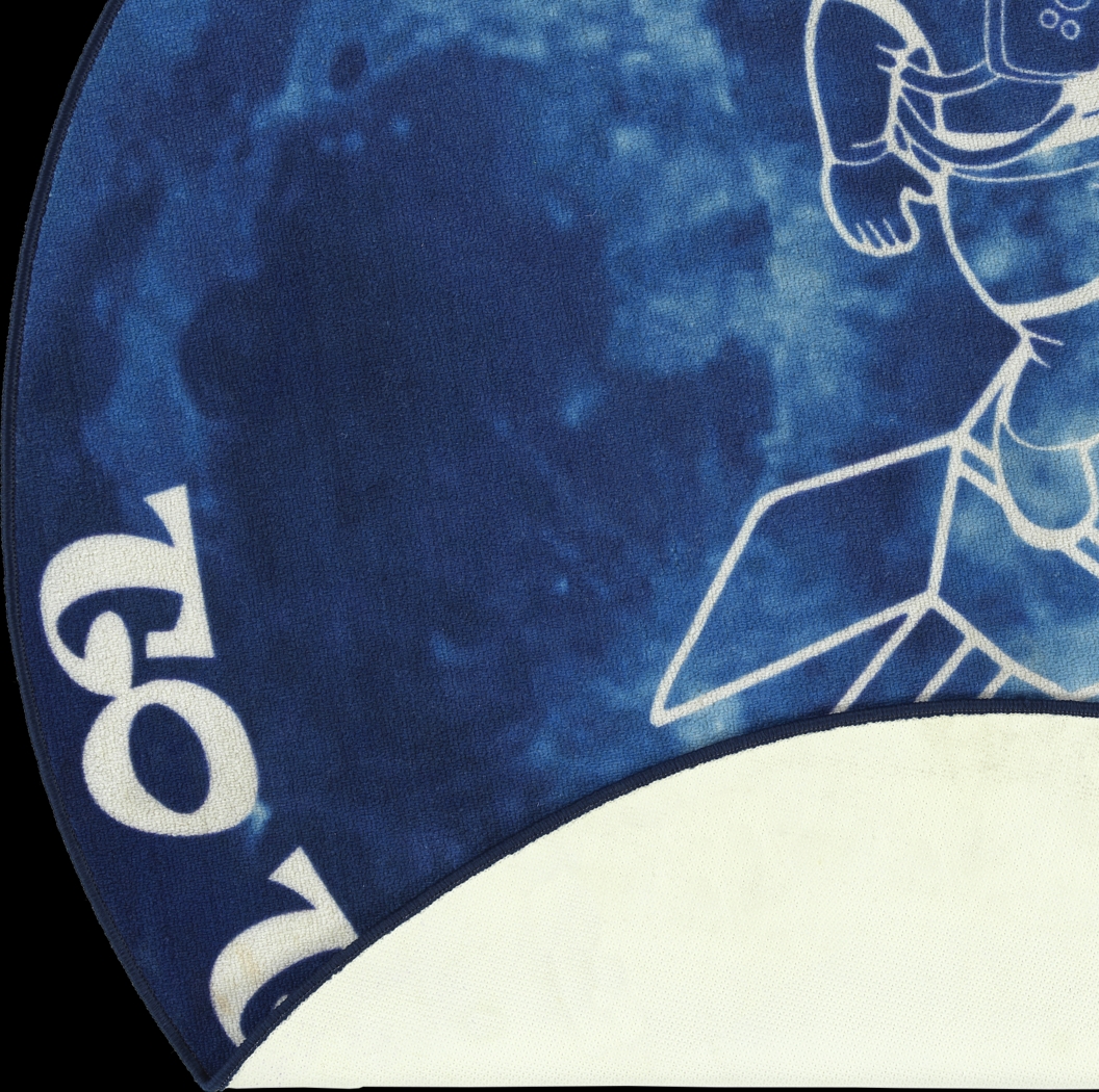 Kids Moonstruck Explorer Blue 5' Round Rug - Thumbnail - Image 4