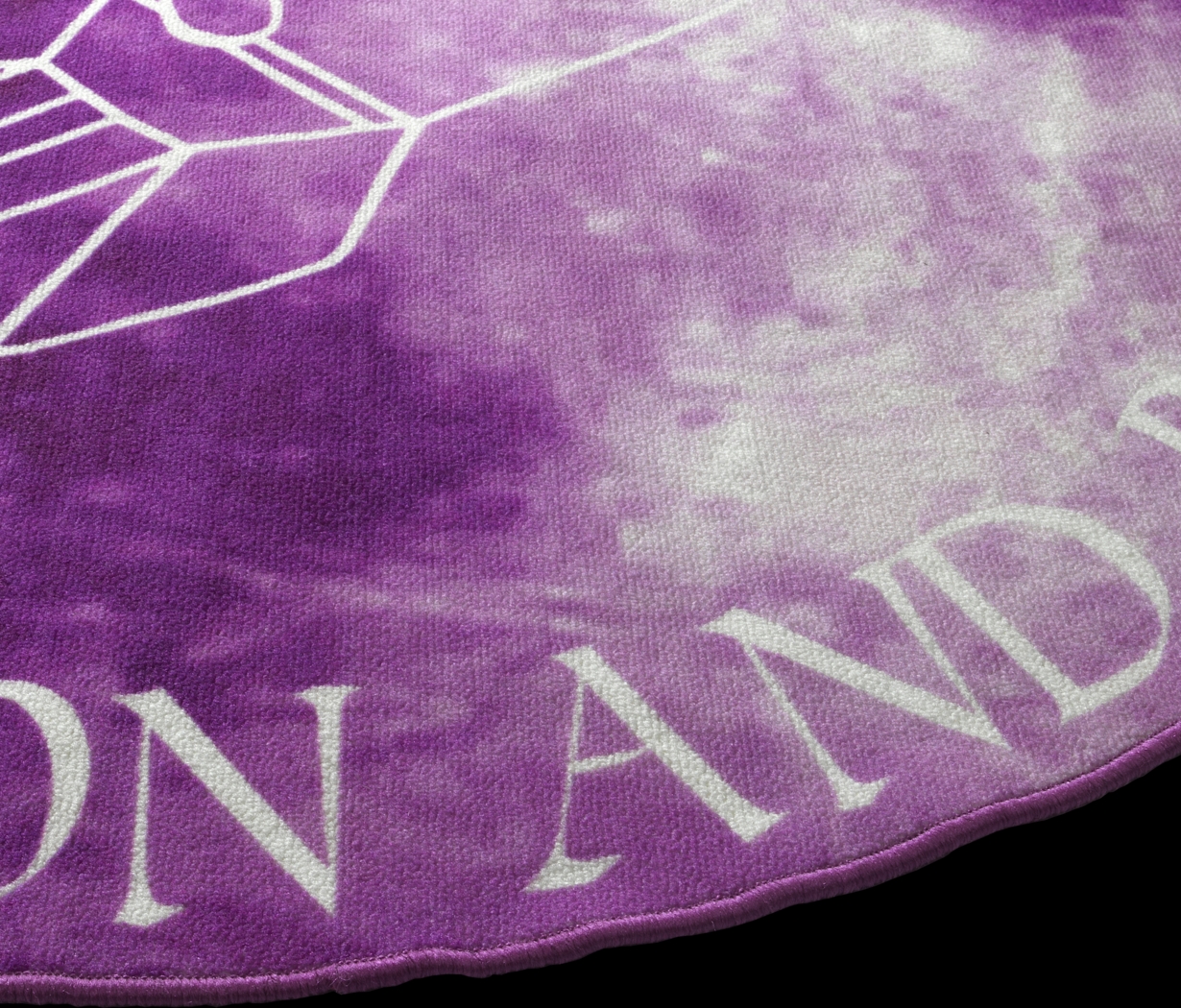 Kids Moonstruck Explorer Pink 5' Round Rug - Thumbnail - Image 3