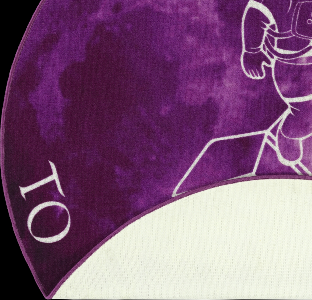 Kids Moonstruck Explorer Pink 5' Round Rug - Thumbnail - Image 4