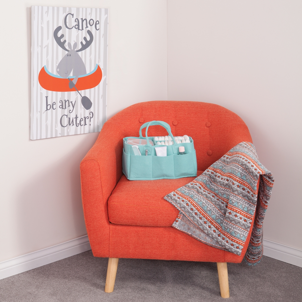 Kids Moose Canoeing Camp Gray Artwork - Thumbnail - Image 2