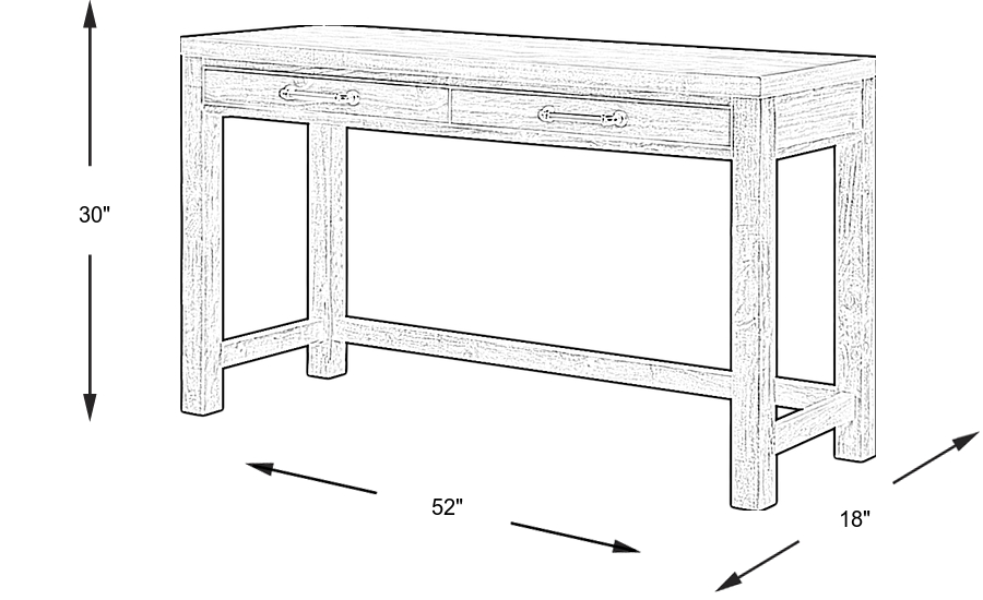 Dimension Image. Please refer to the Dimension Tab on this page for dimension details.