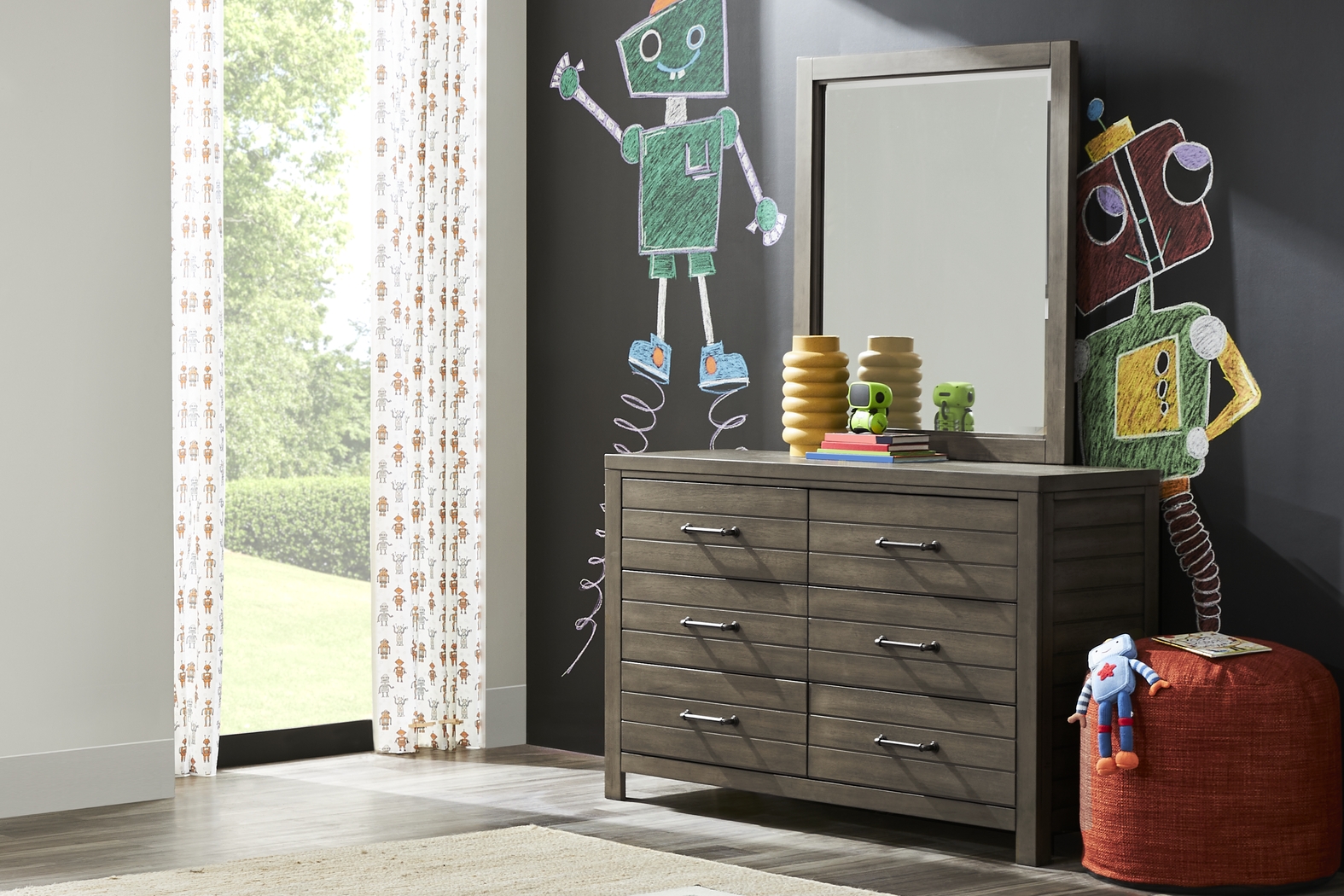 Kids Morgan Mills Mineral Dresser and Mirror - Thumbnail - Image 2