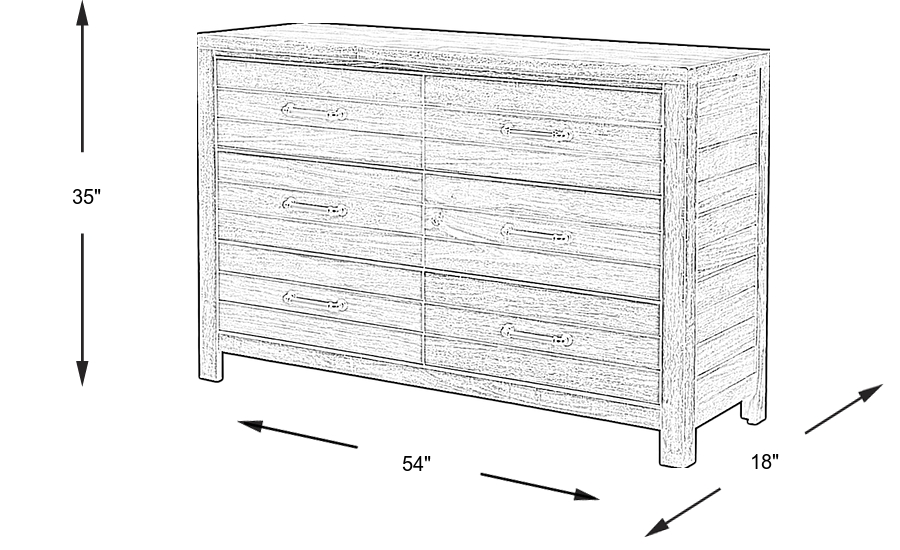 Dimension Image. Please refer to the Dimension Tab on this page for dimension details.