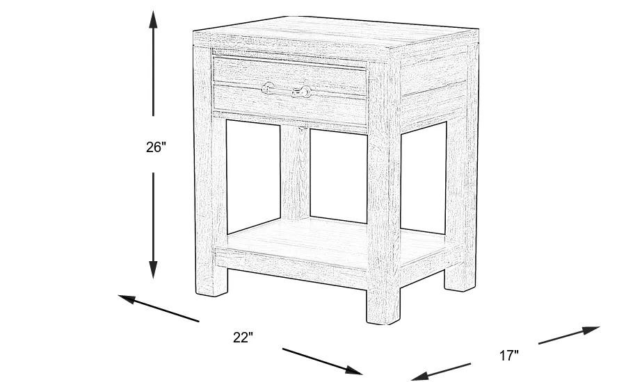 Dimension Image. Please refer to the Dimension Tab on this page for dimension details.