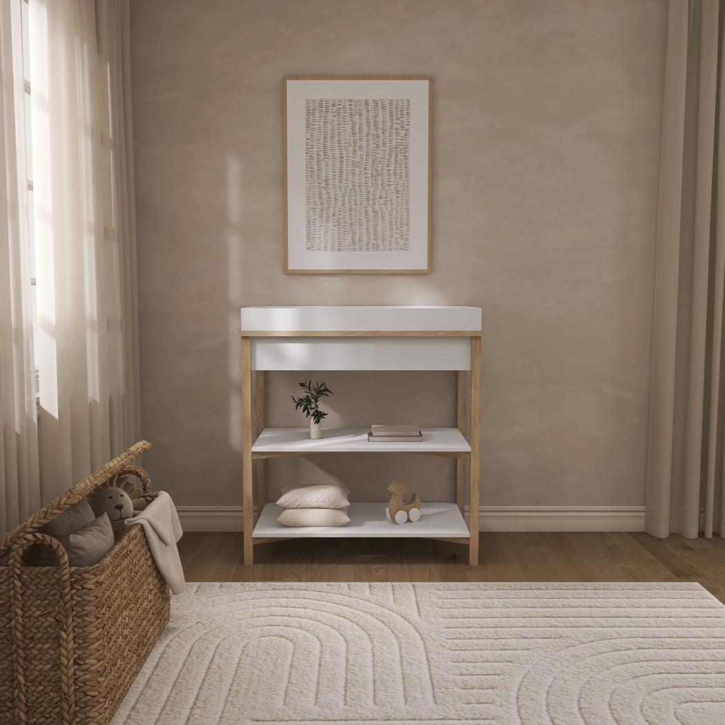 Kids Mosar White Changing Table - Thumbnail - Image 2