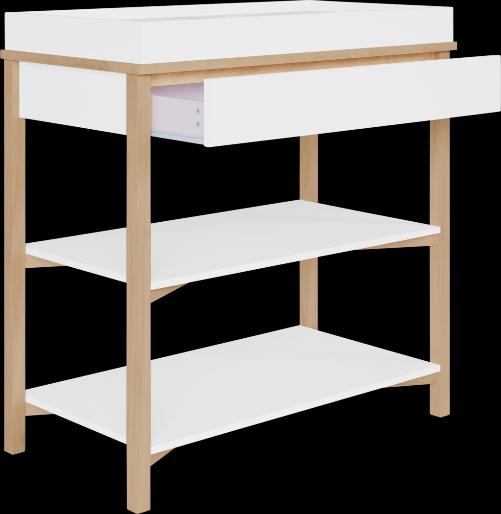 Kids Mosar White Changing Table - Thumbnail - Image 4