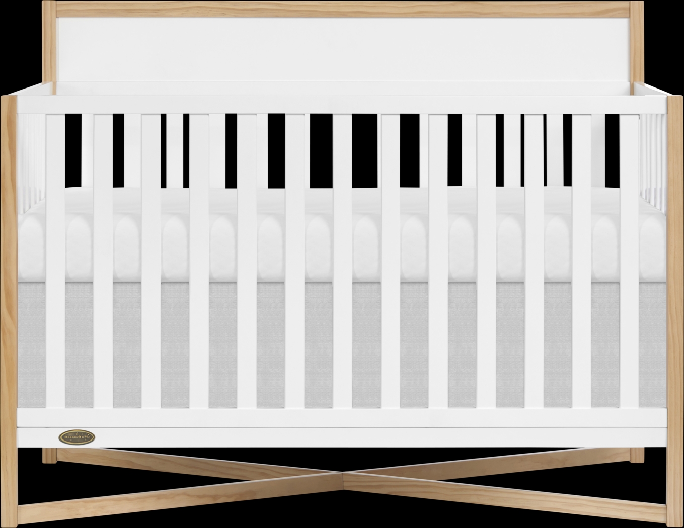 Kids Mosar White Convertible Crib - Thumbnail - Image 1