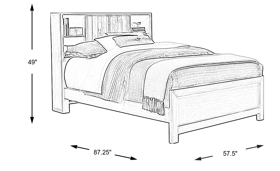 Dimension Image. Please refer to the Dimension Tab on this page for dimension details.