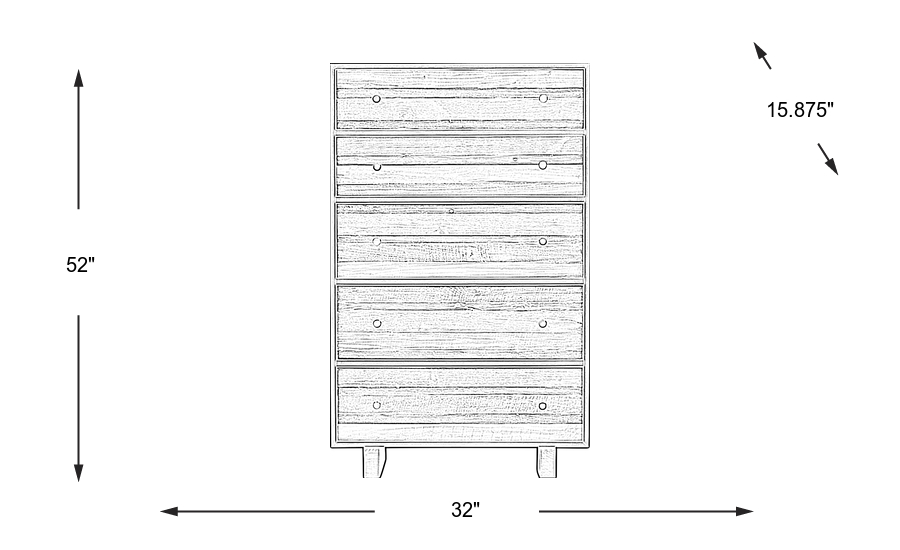 Dimension Image. Please refer to the Dimension Tab on this page for dimension details.