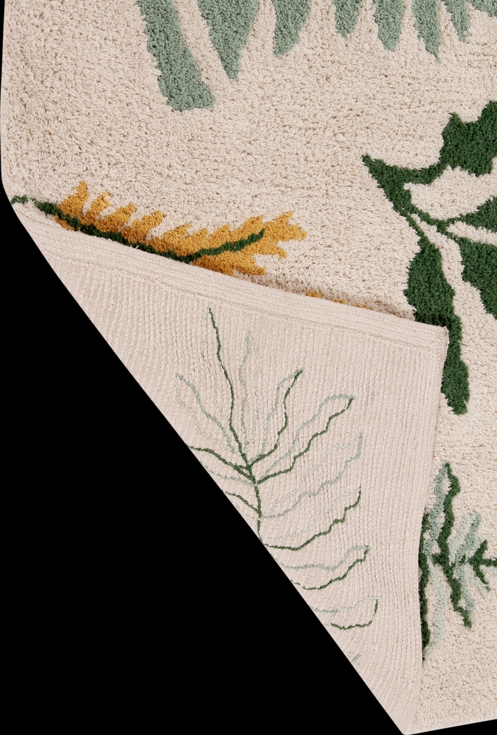 Kids Botanic Plants Multi 4'7 x 6'7 Machine Washable Rug - Thumbnail - Image 7