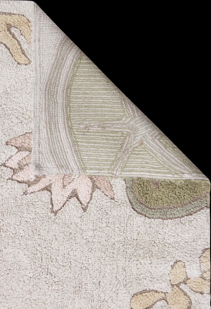 Kids Multi 4'7 x 6'7 Machine Washable Lily Pond Rug - Thumbnail - Image 6