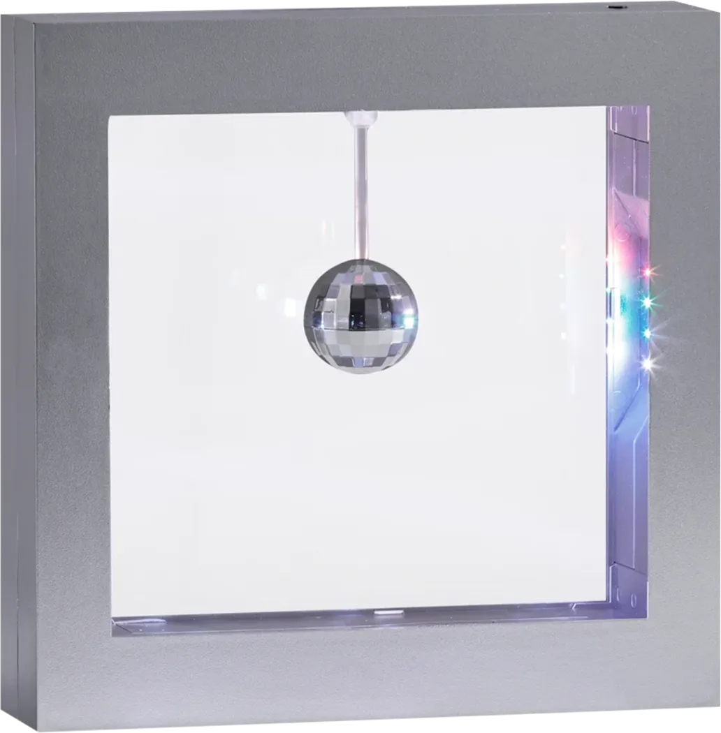 Kids Music Decor Gray Disco Ball Light Box - Thumbnail - Image 1