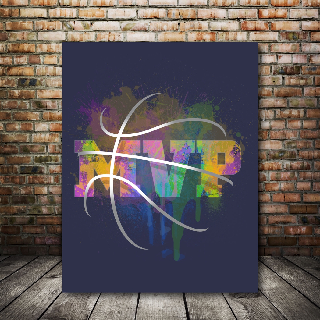 Kids MVP Baller Navy Artwork - Thumbnail - Image 2