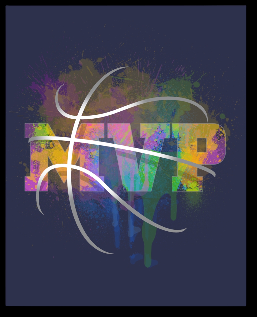 Kids MVP Baller Navy Artwork - Thumbnail - Image 1