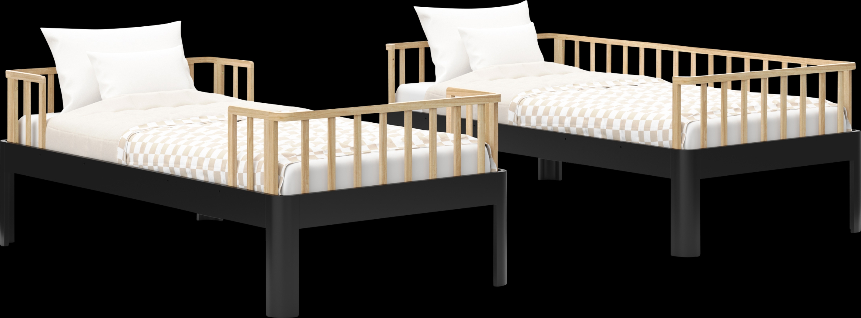 Kids Mytha Black Twin/Twin Bed - Thumbnail - Image 9