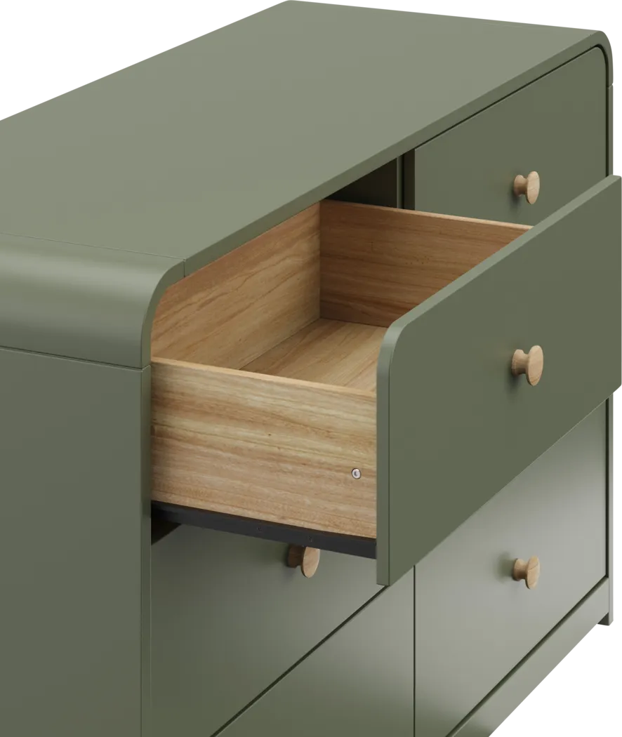 Kids Mytha Olive Dresser - Thumbnail - Image 9