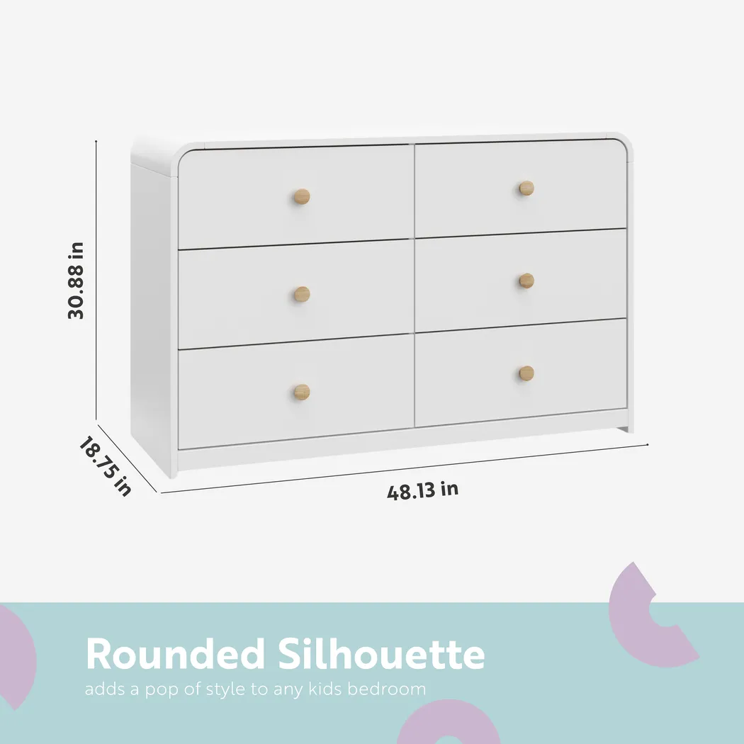 Kids Mytha White Dresser - Thumbnail - Image 7