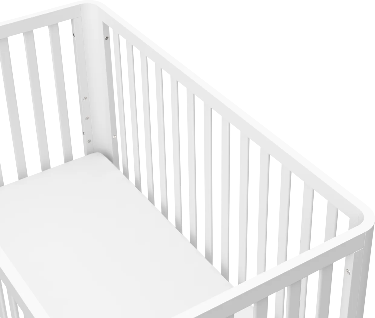 Kids Mytha White/Natural Convertible Crib - Thumbnail - Image 4