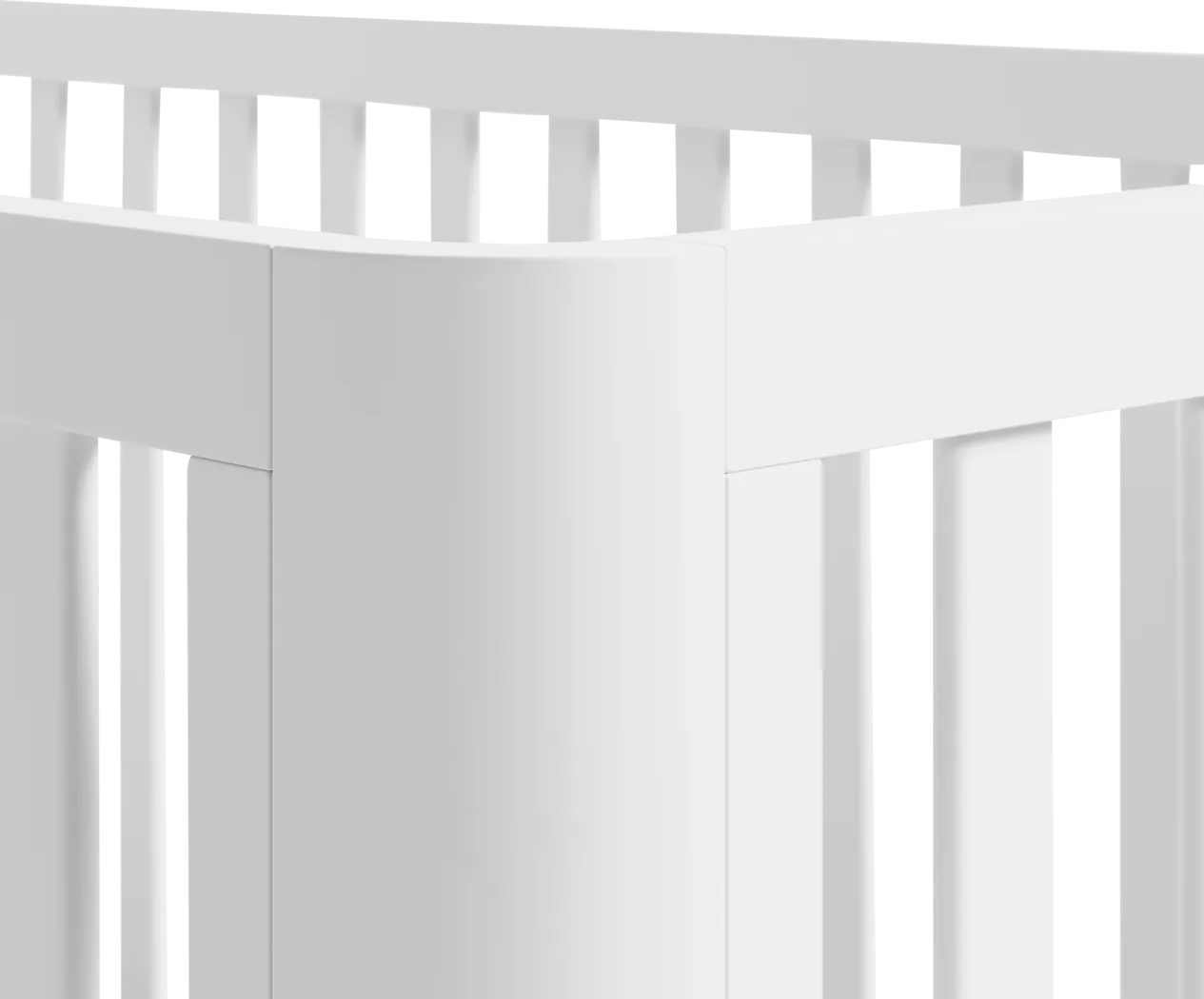 Kids Mytha White/Natural Convertible Crib - Thumbnail - Image 7
