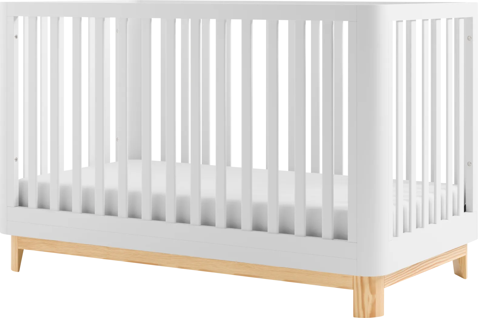 Kids Mytha White/Natural Convertible Crib - Thumbnail - Image 8