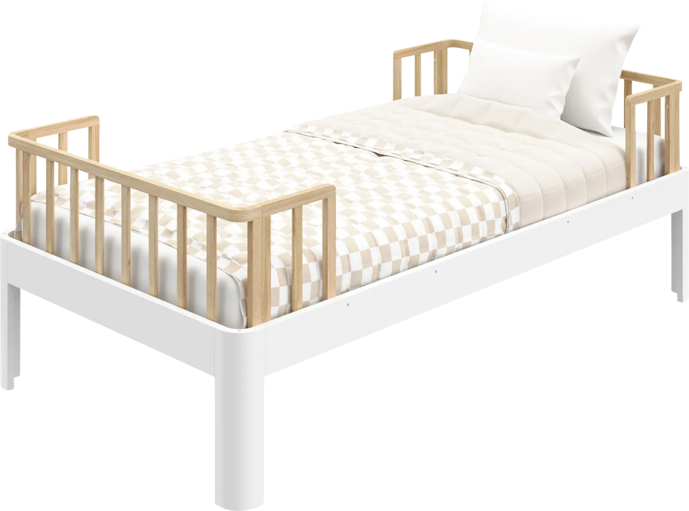 Kids Mytha White Twin/Twin Bunk Bed - Thumbnail - Image 11