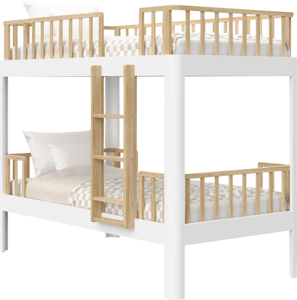 Kids Mytha White Twin/Twin Bunk Bed - Thumbnail - Image 12