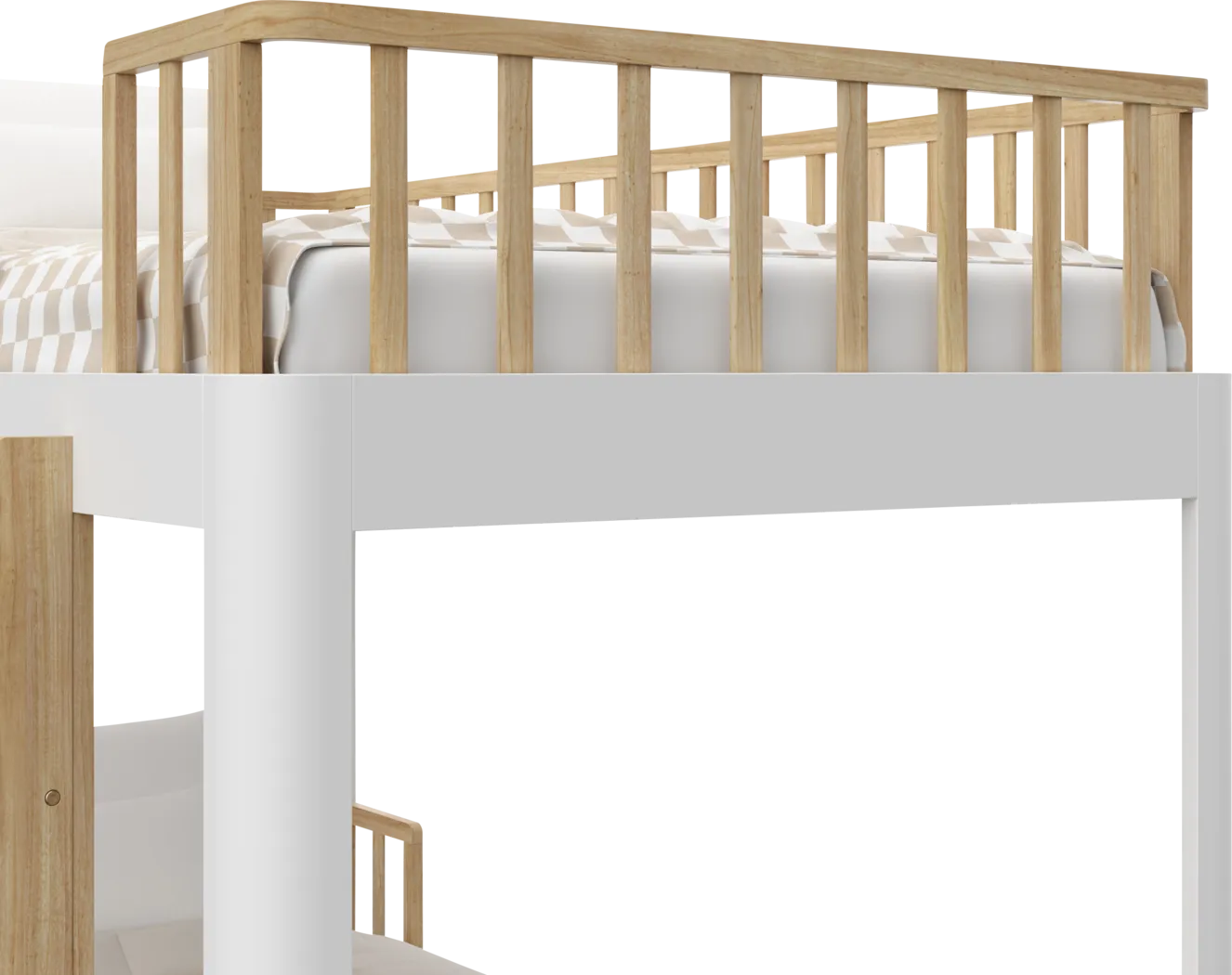 Kids Mytha White Twin/Twin Bunk Bed - Thumbnail - Image 5