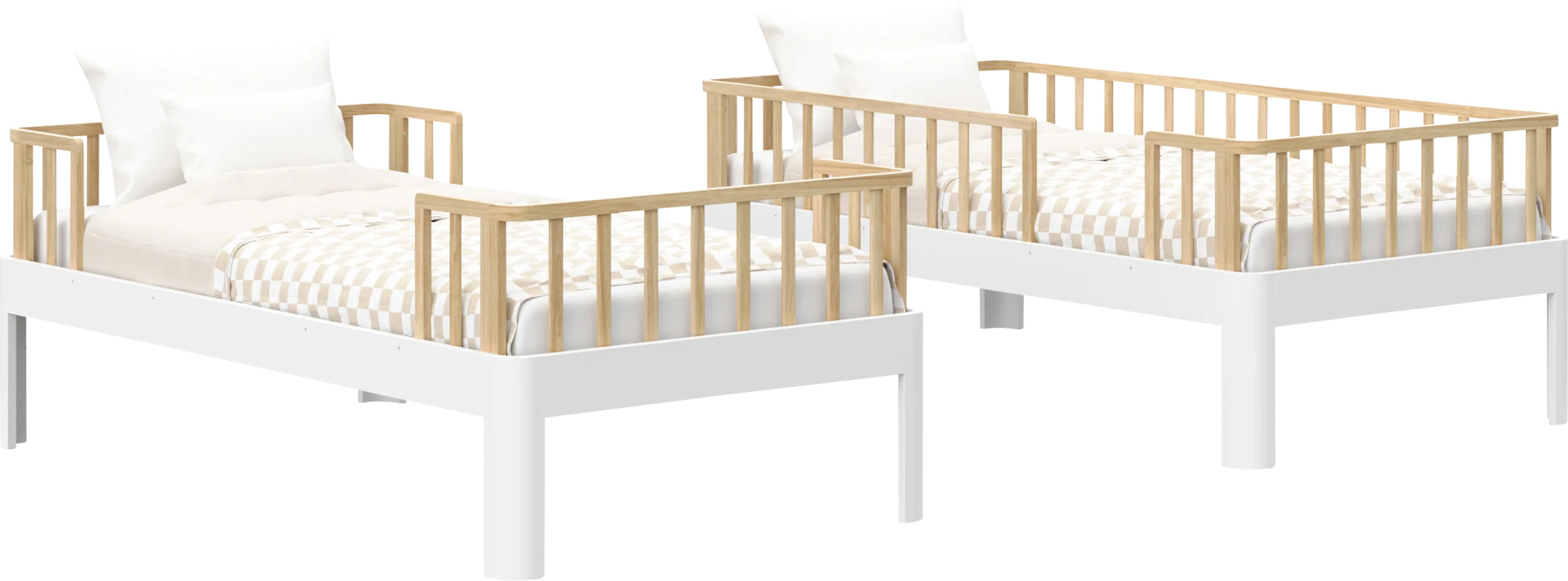 Kids Mytha White Twin/Twin Bunk Bed - Thumbnail - Image 7