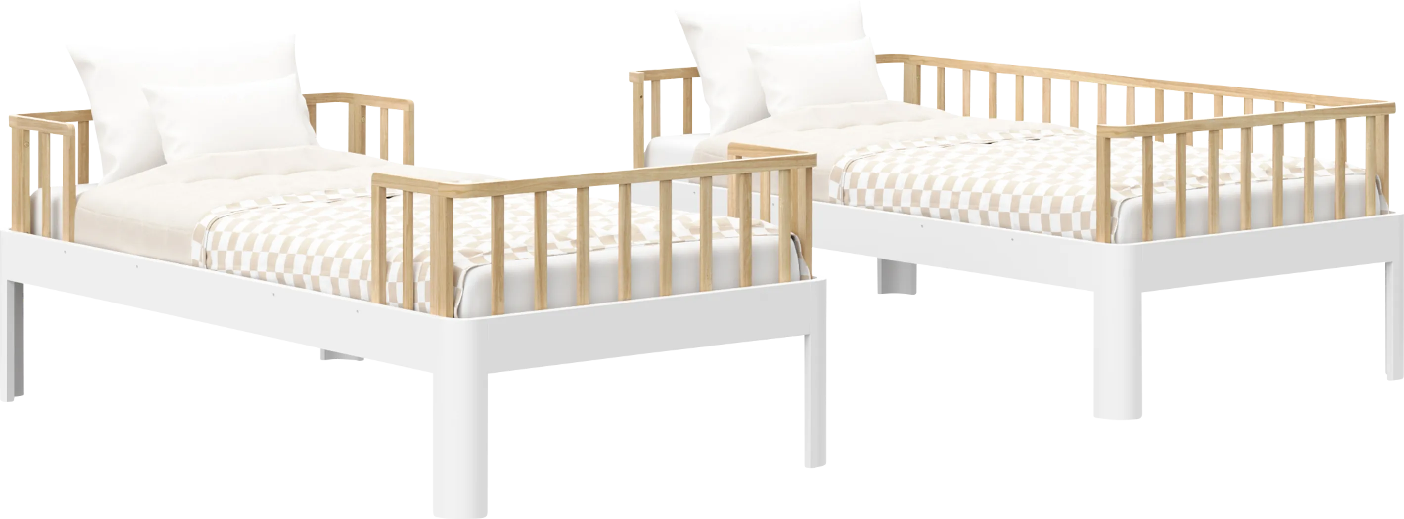 Kids Mytha White Twin/Twin Bunk Bed - Thumbnail - Image 8