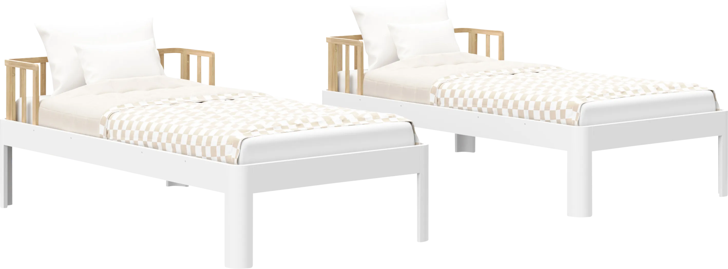 Kids Mytha White Twin/Twin Bunk Bed - Thumbnail - Image 9