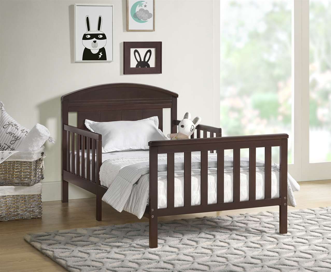 Kids Naera Espresso Toddler Bed - Thumbnail - Image 2