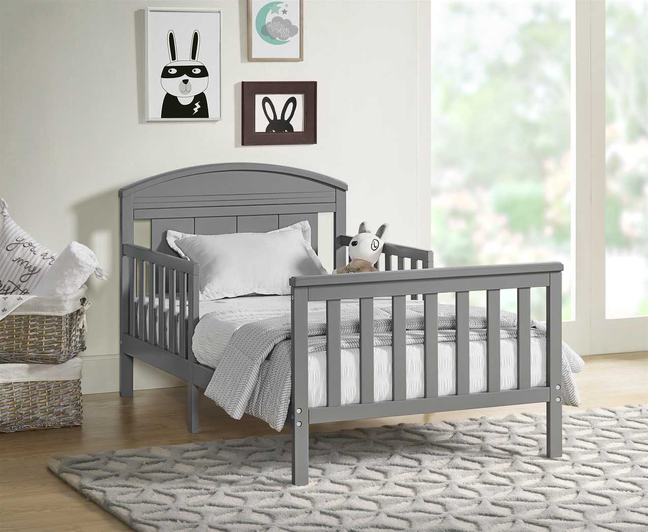 Kids Naera Gray Toddler Bed - Thumbnail - Image 2