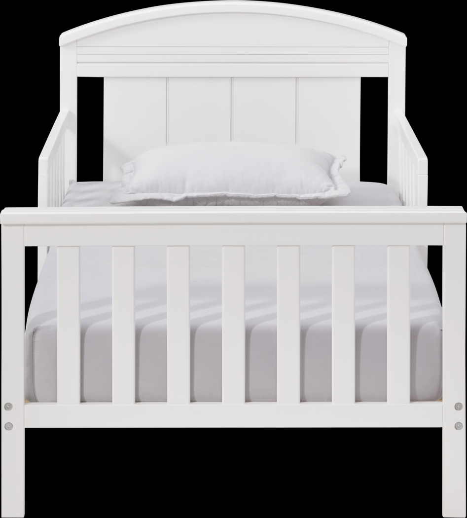 Kids Naera White Toddler Bed - Thumbnail - Image 3