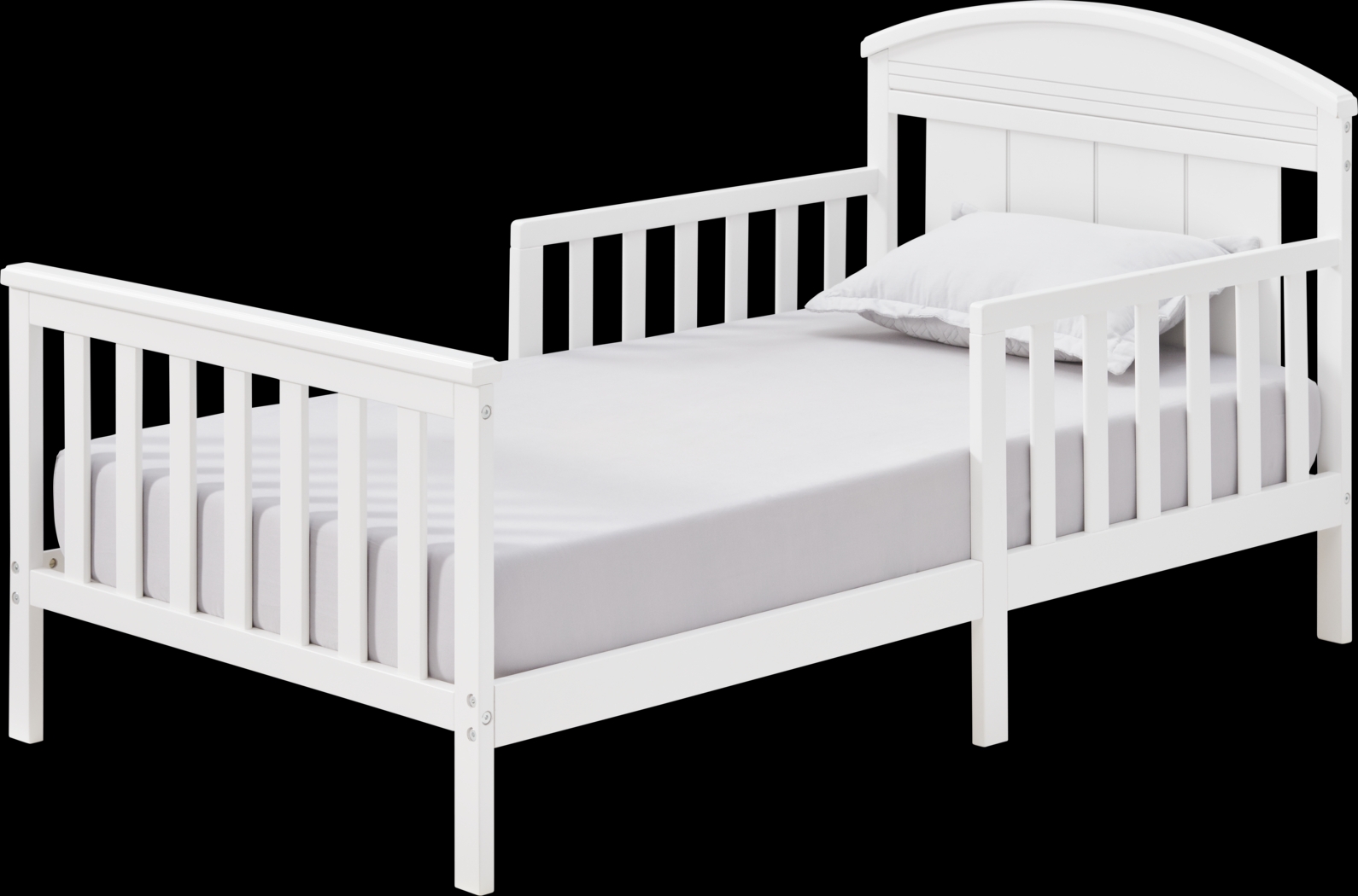 Kids Naera White Toddler Bed - Thumbnail - Image 1